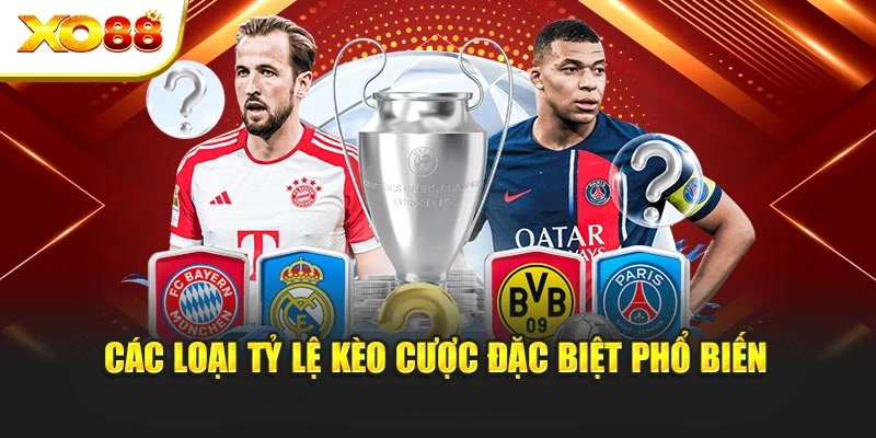 Các loại tỷ lệ kèo cược đặc biệt phổ biến