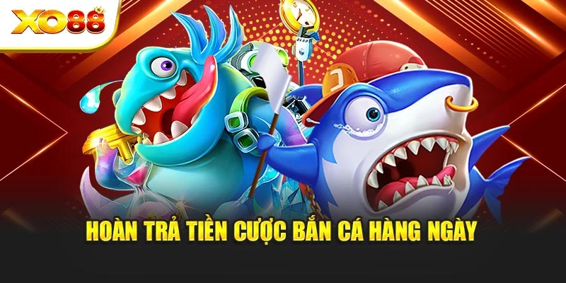 Hoàn trả tiền cược bắn cá hàng ngày