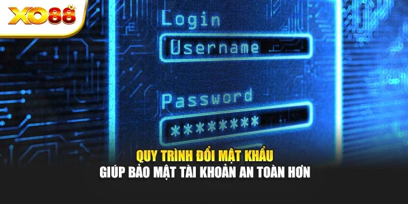 Quy trình đổi mật khẩu giúp bảo mật tài khoản an toàn hơn